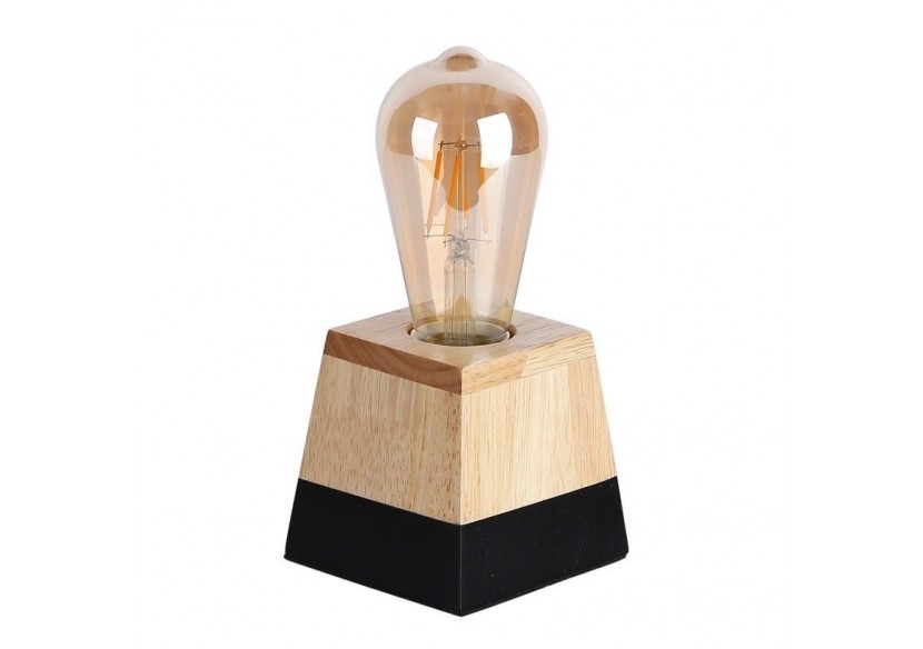 Lampe de table en bois "LAKA" - LN1701-N - Barcelona LED Lampe de table en bois "LAKA" - LN1701-N - Barcelona LED
