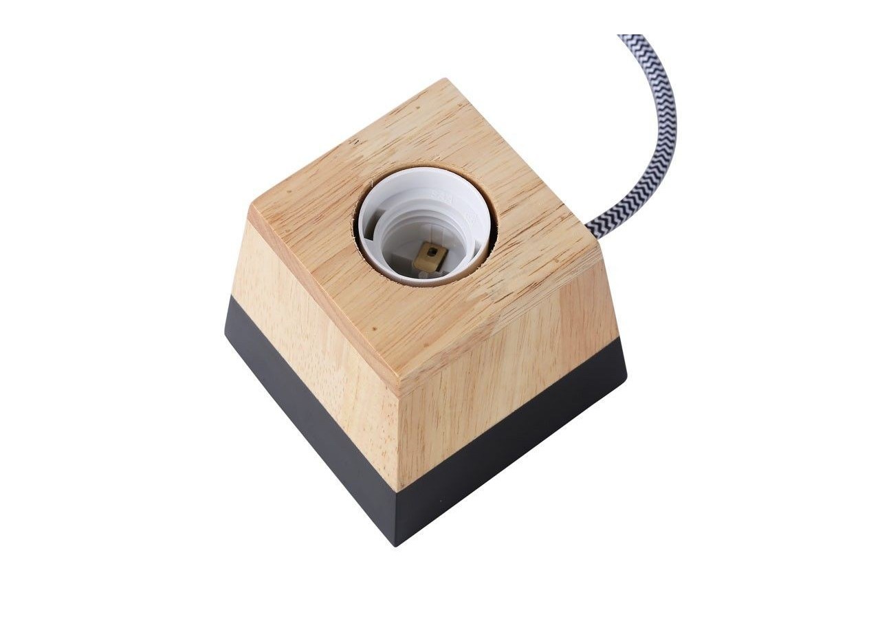 Lampe de table en bois "LAKA" - LN1701-N - Barcelona LED