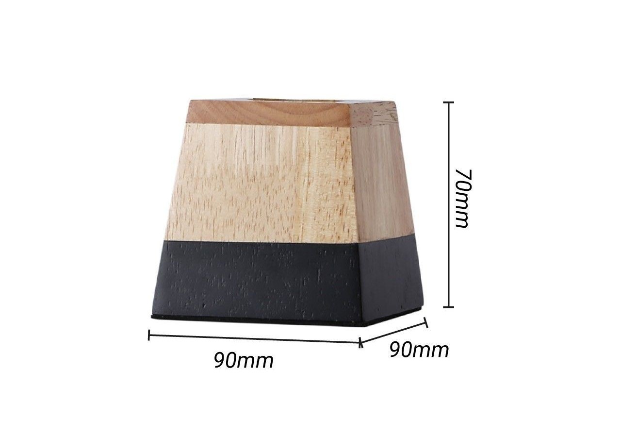 Lampe de table en bois "LAKA" - LN1701-N - Barcelona LED