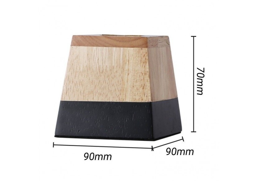 Lampe de table en bois "LAKA" - LN1701-N - Barcelona LED Lampe de table en bois "LAKA" - LN1701-N - Barcelona LED