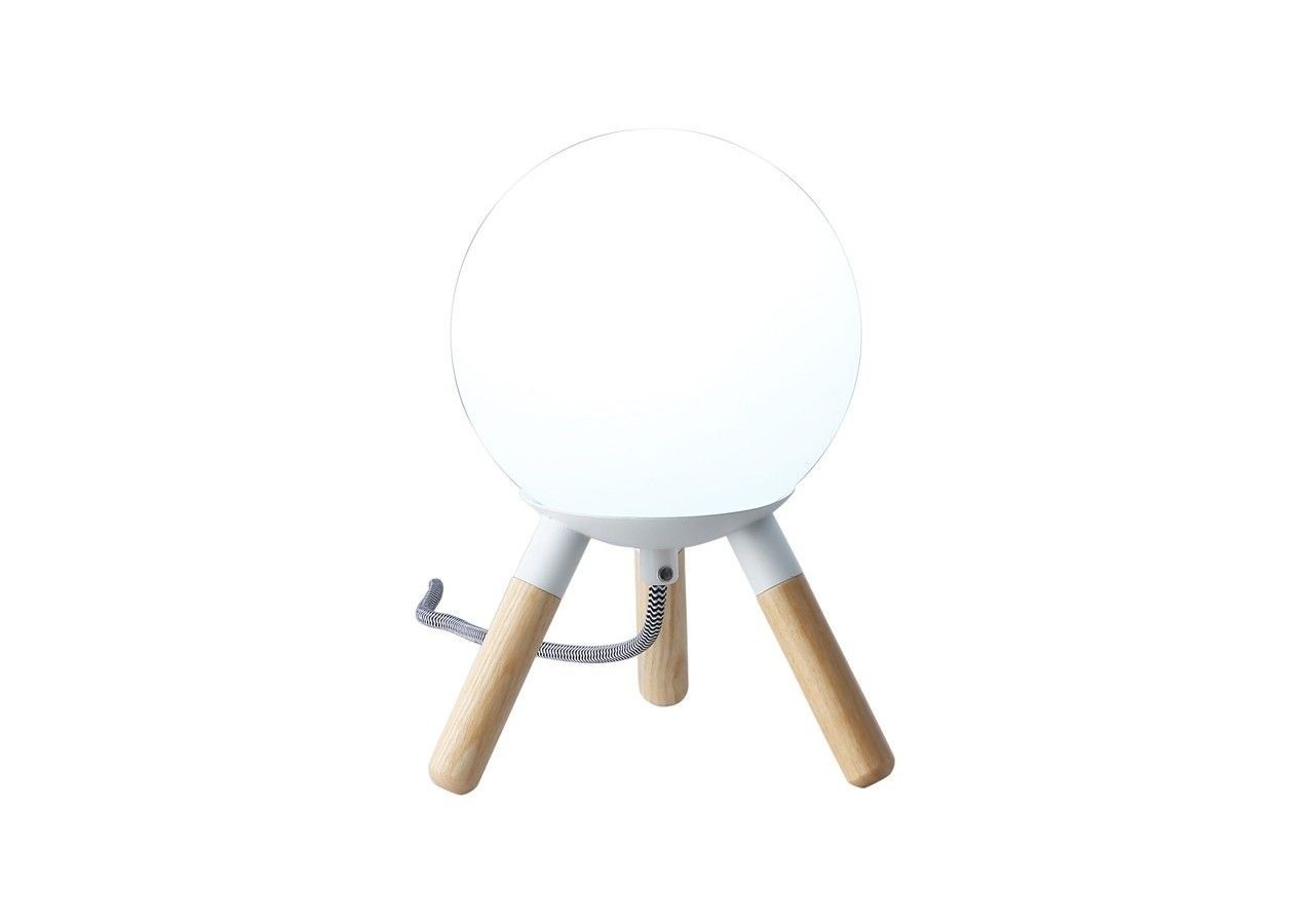 Lampe de table en bois "MOON" ampoule G9 incluse - L1011-B - Barcelona LED