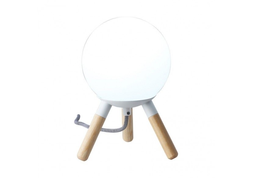 Lampe de table en bois "MOON" ampoule G9 incluse - L1011-B - Barcelona LED Lampe de table en bois "MOON" ampoule G9 incluse - L1011-B - Barcelona LED