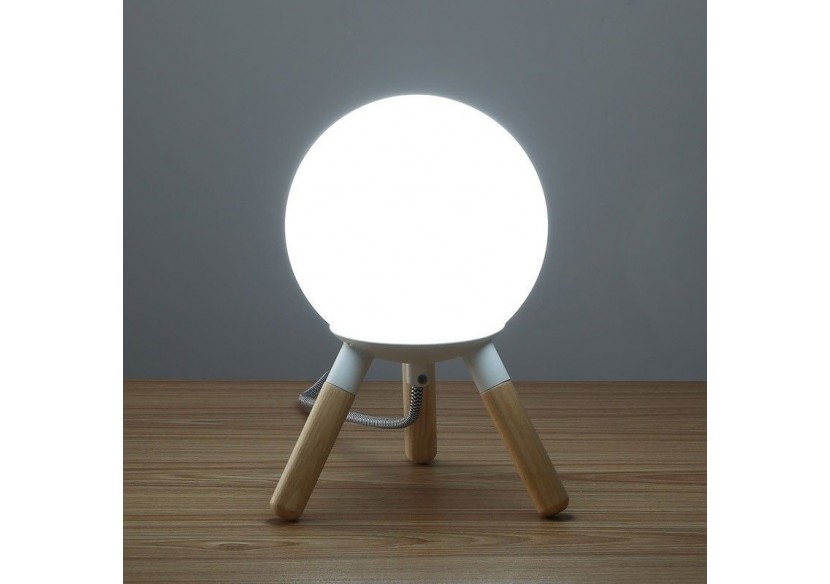 Lampe de table en bois "MOON" ampoule G9 incluse - L1011-B - Barcelona LED Lampe de table en bois "MOON" ampoule G9 incluse - L1011-B - Barcelona LED