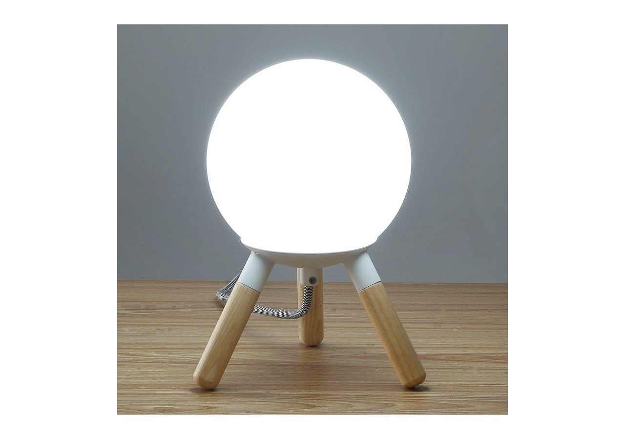 Lampe de table en bois "MOON" ampoule G9 incluse - L1011-B - Barcelona LED
