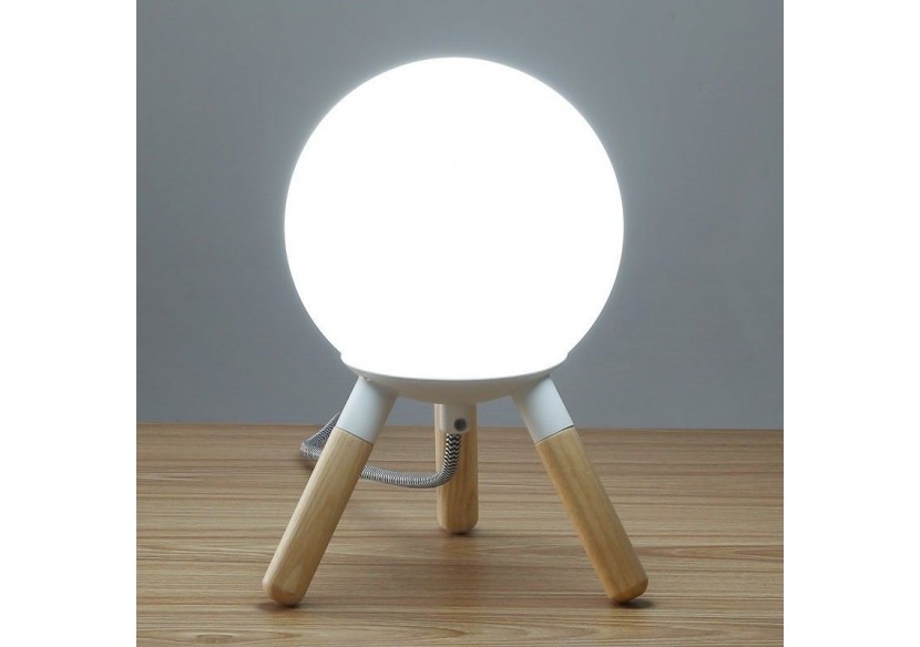 Lampe de table en bois "MOON" ampoule G9 incluse - L1011-B - Barcelona LED Lampe de table en bois "MOON" ampoule G9 incluse - L1011-B - Barcelona LED