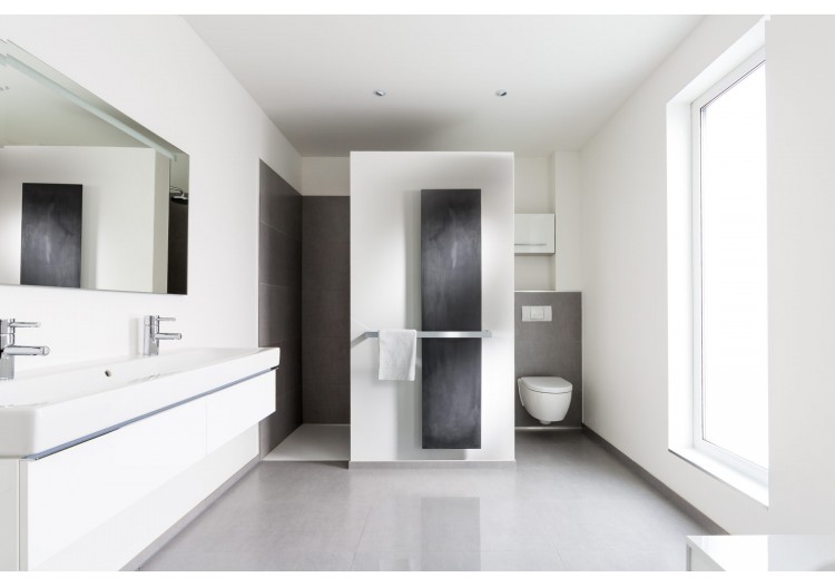 Sèche serviette uni grande barre - Ciner : Confort'Mat