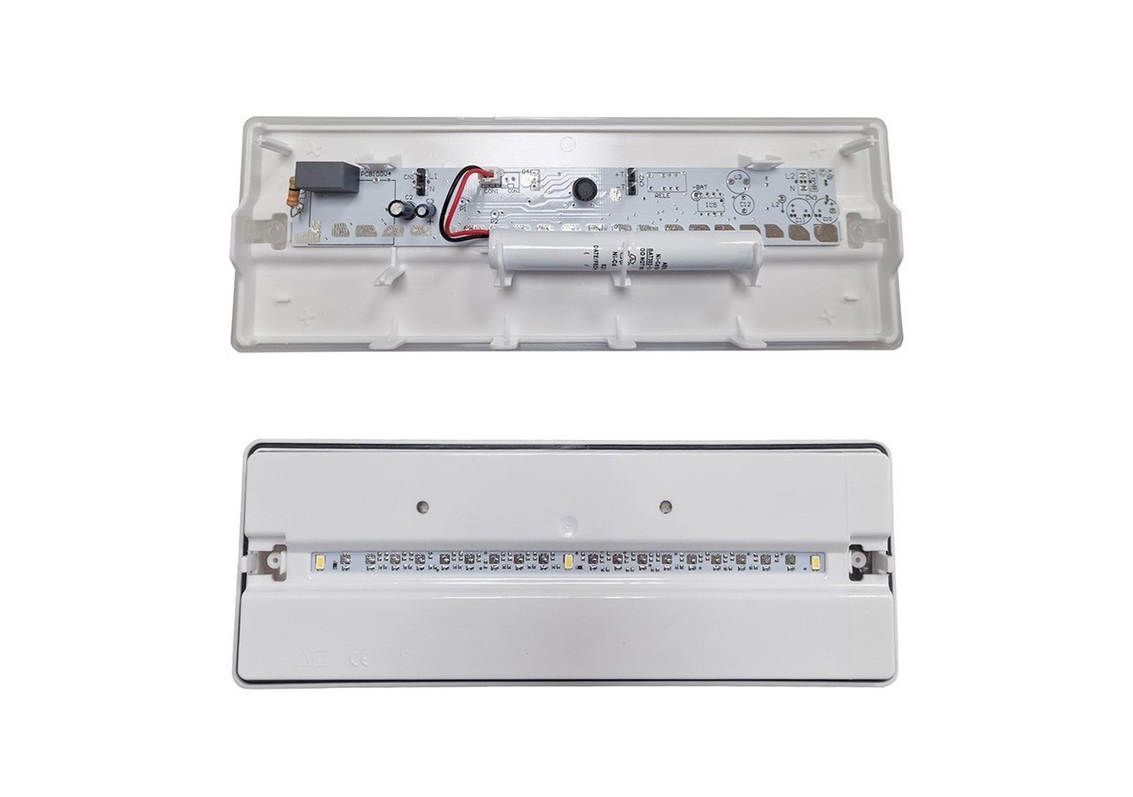 Bloc de secours LED REX MINI 60LM AUTOTEST IP65 - 8551040601-T - Barcelona LED