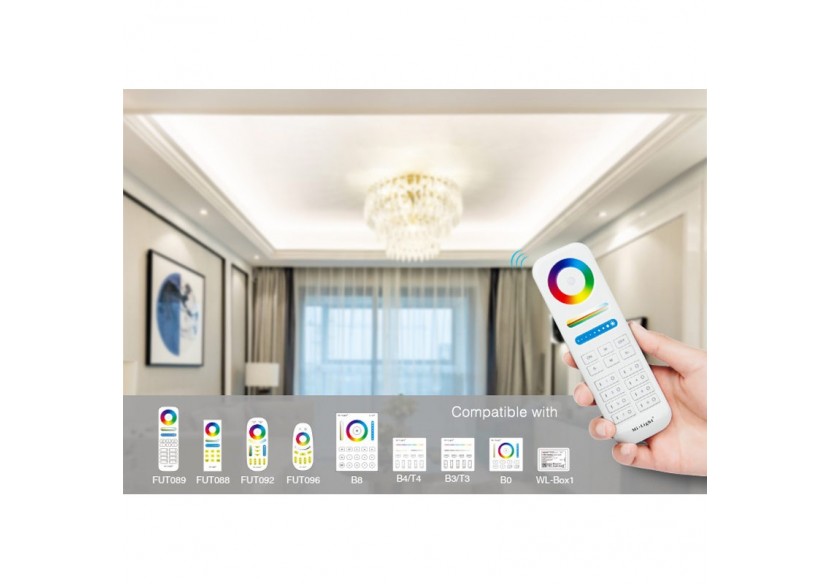 Contrôleur LED RGB Mi Light 12V-24V DC 2.4GHz - FUT037S - Barcelona LED Contrôleur LED RGB Mi Light 12V-24V DC 2.4GHz - FUT037S - Barcelona LED