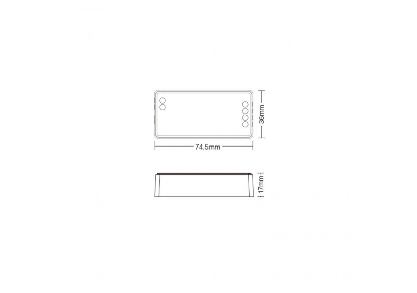 Contrôleur LED unicolore Mi Light DC12V-24V 2.4GHz - FUT036S - Barcelona LED Contrôleur LED unicolore Mi Light DC12V-24V 2.4GHz - FUT036S - Barcelona LED