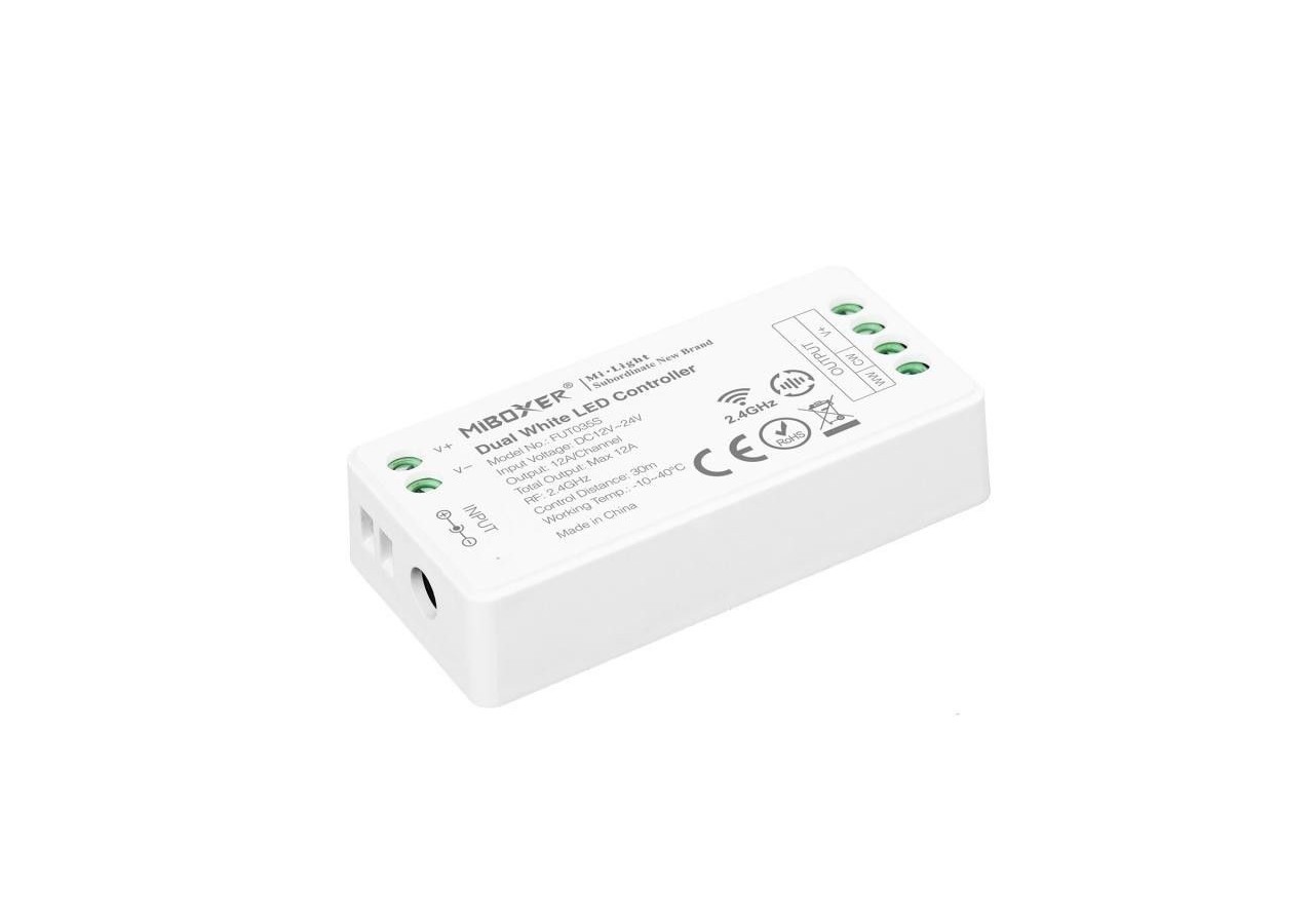 Contrôleur LED CCT Mi Light DC12V-24V 2.4GHz - FUT035S - Barcelona LED