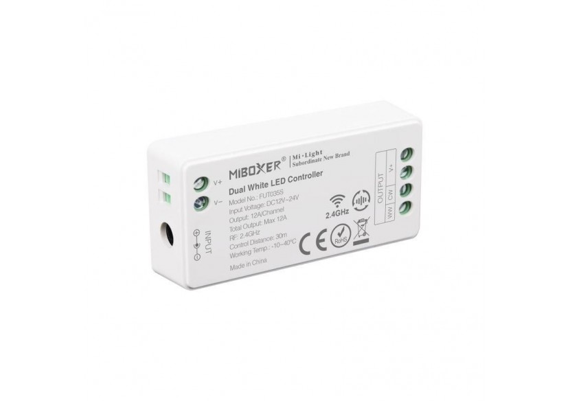 Contrôleur LED CCT Mi Light DC12V-24V 2.4GHz - FUT035S - Barcelona LED Contrôleur LED CCT Mi Light DC12V-24V 2.4GHz - FUT035S - Barcelona LED