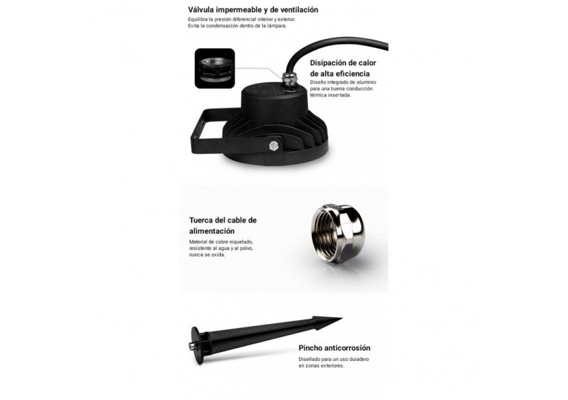 Projecteur LED 18W RGB+CCT contrôle par RF / WiFi - IP66 - FUTC09 - Barcelona LED Projecteur LED 18W RGB+CCT contrôle par RF / WiFi - IP66 - FUTC09 - Barcelona LED