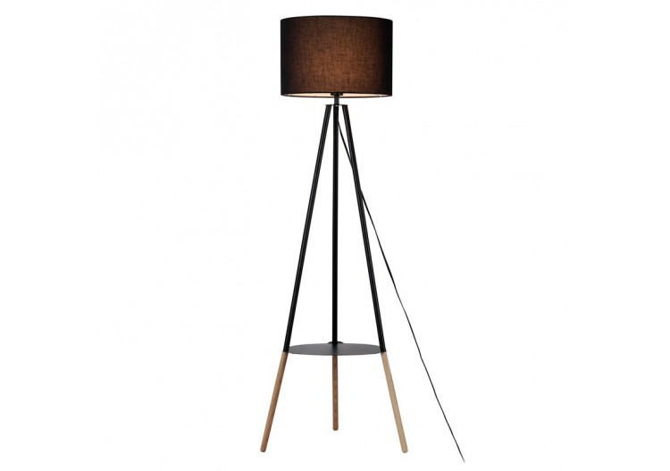 Lampadaire tripode avec table basse "Mandi" - L5041-N - Barcelona LED
