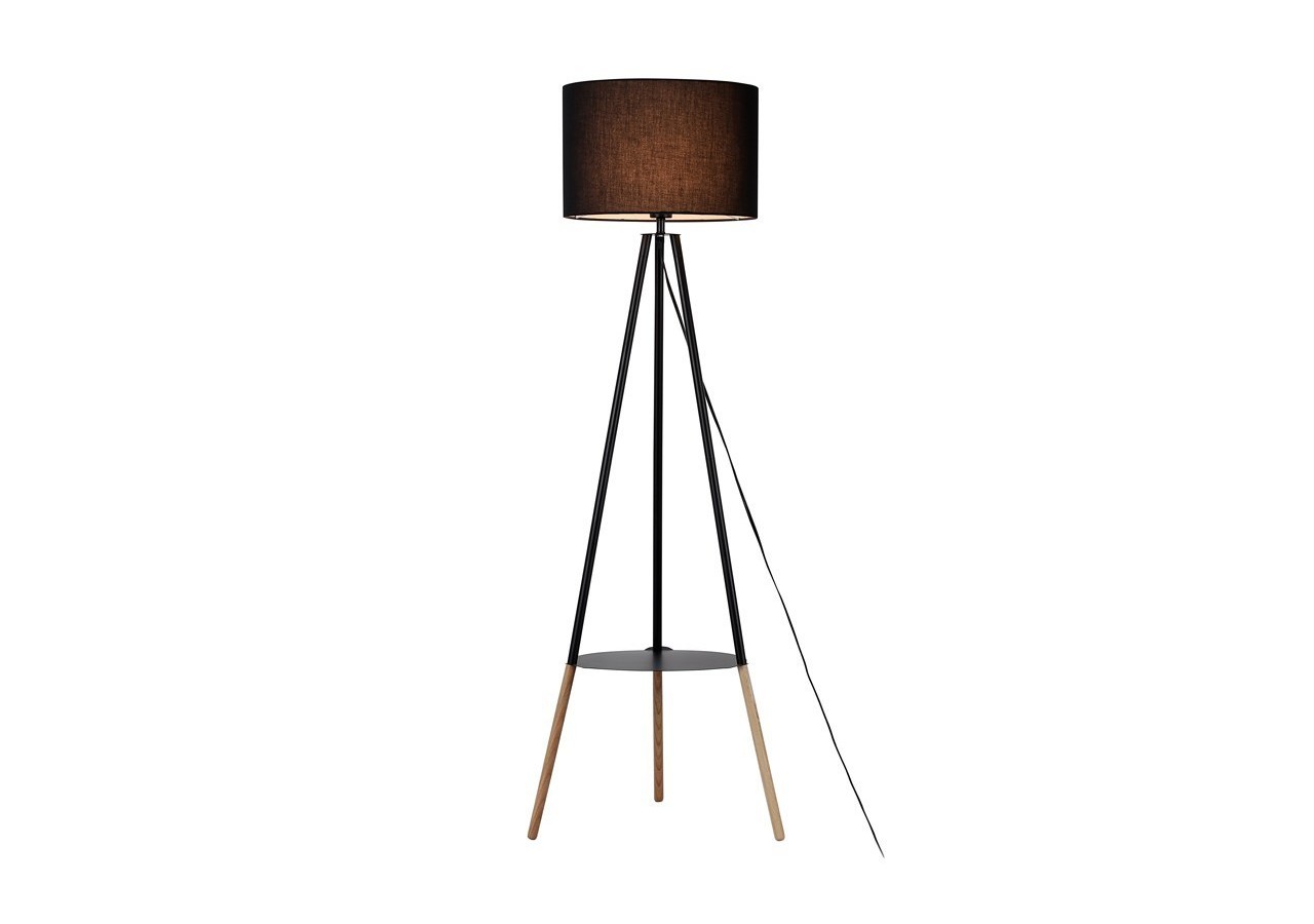 Lampadaire tripode avec table basse "Mandi" - L5041-N - Barcelona LED