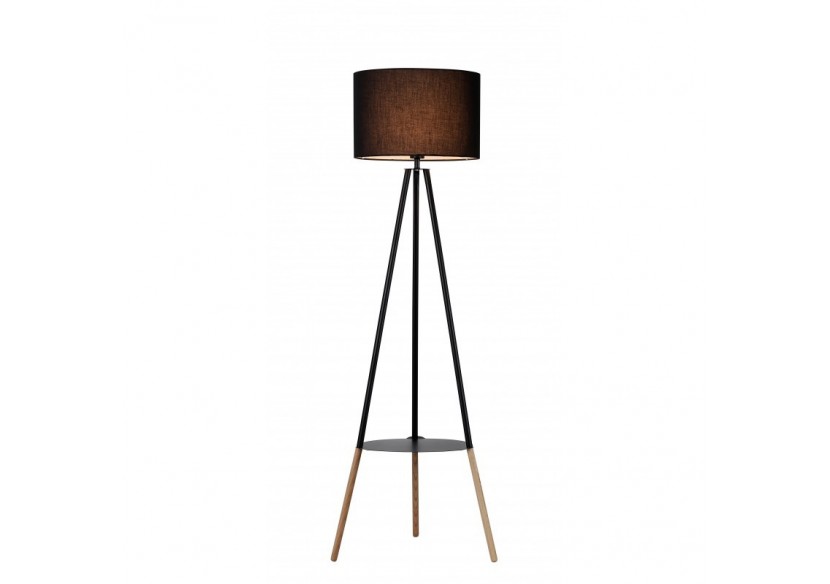 Lampadaire tripode avec table basse "Mandi" - L5041-N - Barcelona LED Lampadaire tripode avec table basse "Mandi" - L5041-N - Barcelona LED