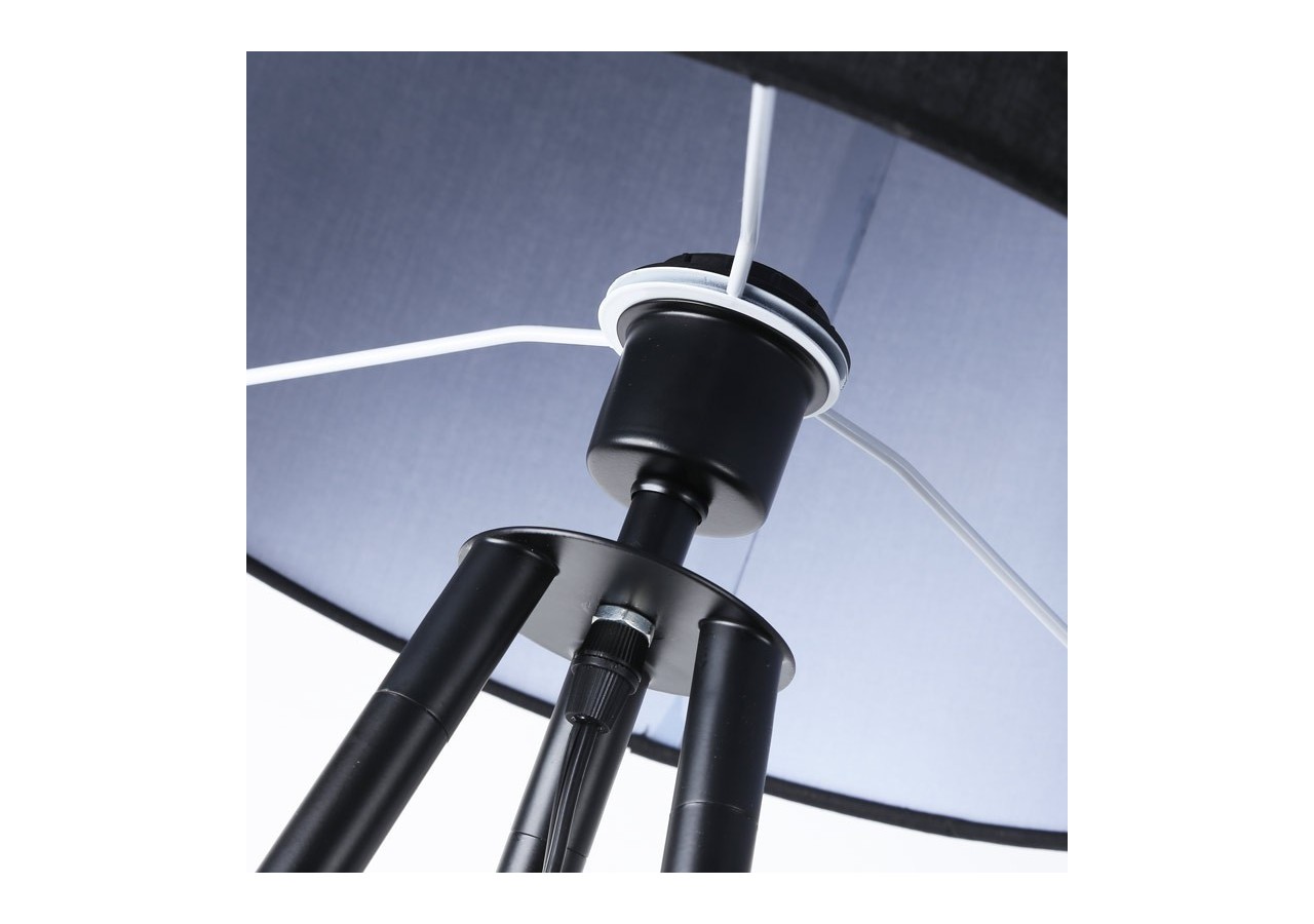 Lampadaire tripode avec table basse "Mandi" - L5041-N - Barcelona LED