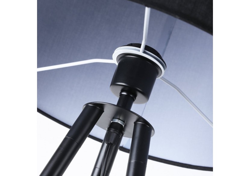 Lampadaire tripode avec table basse "Mandi" - L5041-N - Barcelona LED Lampadaire tripode avec table basse "Mandi" - L5041-N - Barcelona LED