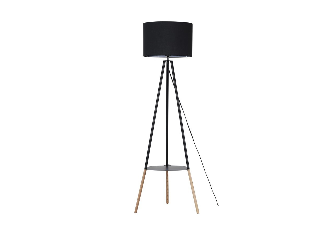 Lampadaire tripode avec table basse "Mandi" - L5041-N - Barcelona LED