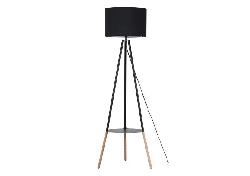 Lampadaire tripode avec table basse "Mandi" - L5041-N - Barcelona LED Lampadaire tripode avec table basse "Mandi" - L5041-N - Barcelona LED