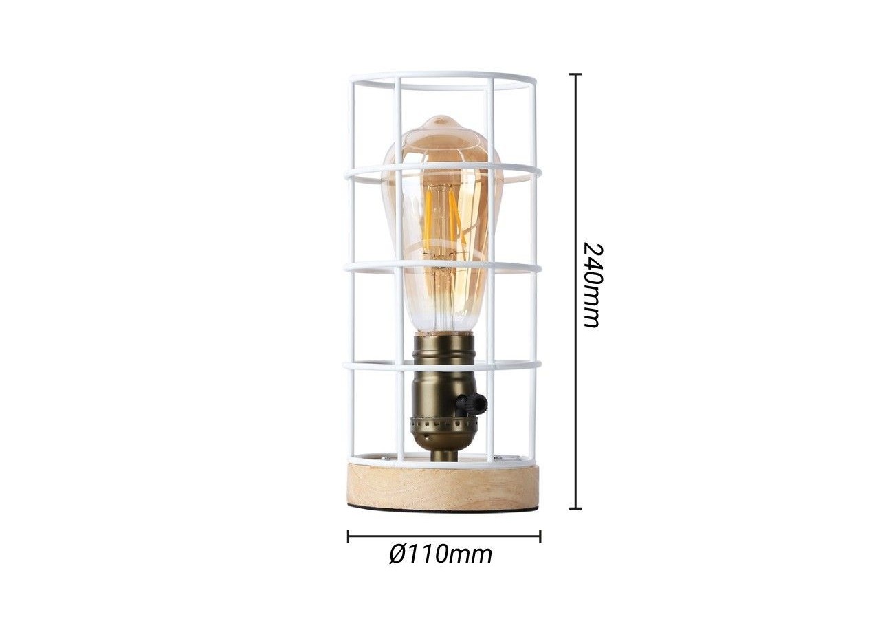Lampe de table de style industriel "GREGOR" - LV423-N - Barcelona LED