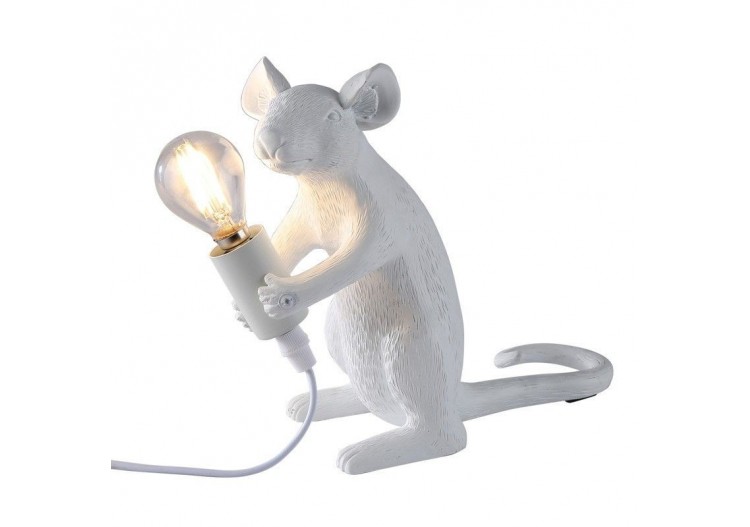 Lampe à poser design souris en résine "Stuart" - L4034-B - Barcelona LED