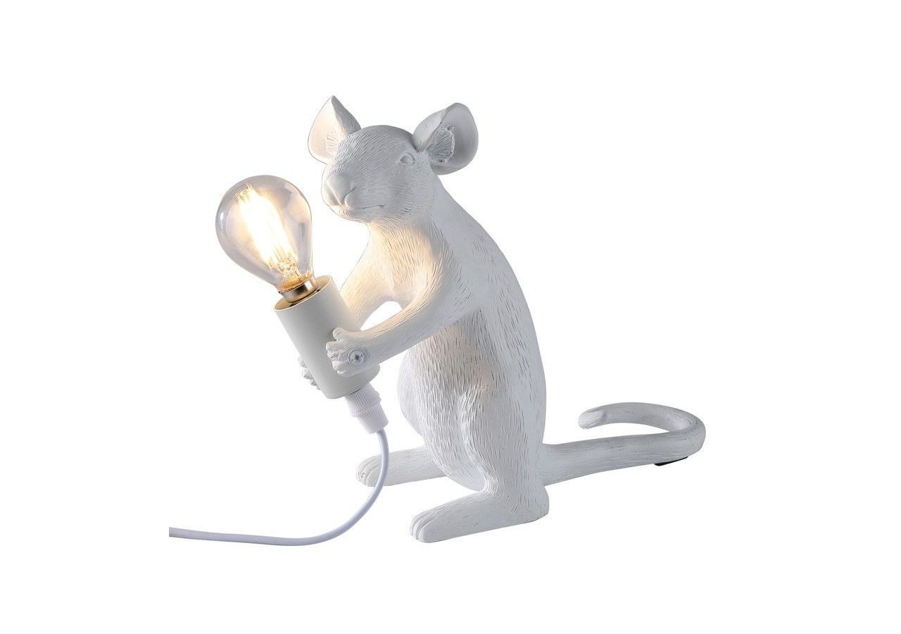 Lampe à poser design souris en résine "Stuart" - L4034-B - Barcelona LED
