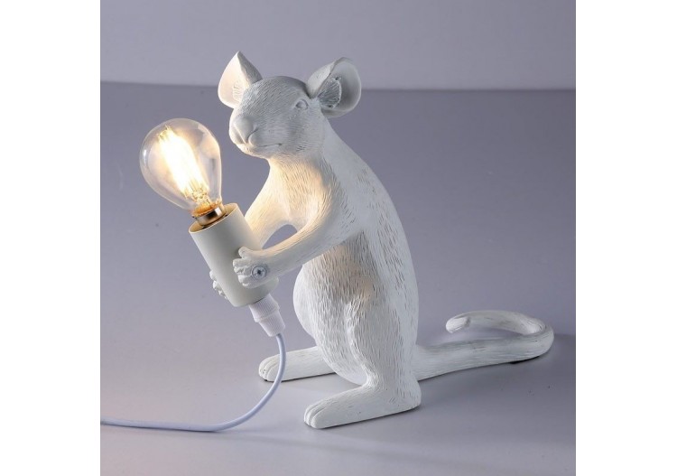 Lampe à poser design souris en résine "Stuart" - L4034-B - Barcelona LED 2