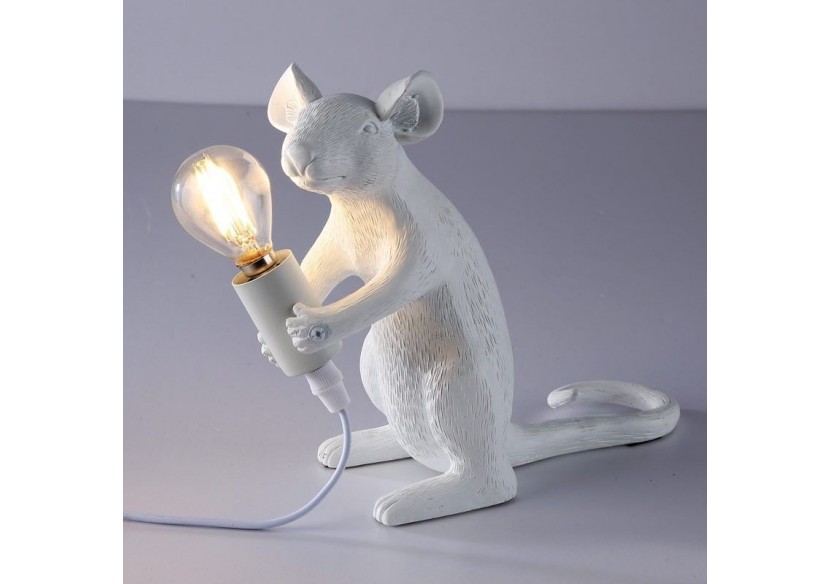 Lampe à poser design souris en résine "Stuart" - L4034-B - Barcelona LED Lampe à poser design souris en résine "Stuart" - L4034-B - Barcelona LED