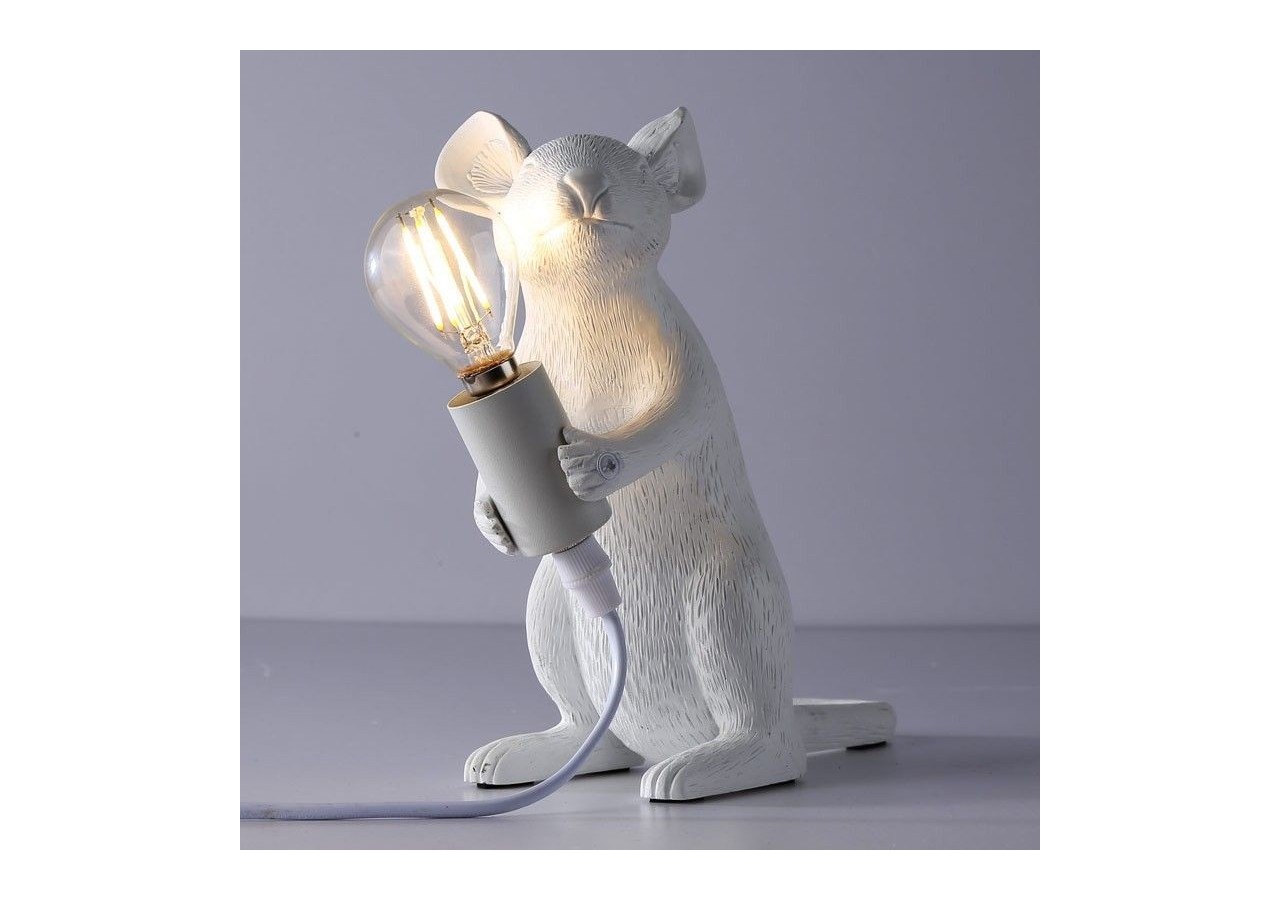 Lampe à poser design souris en résine "Stuart" - L4034-B - Barcelona LED