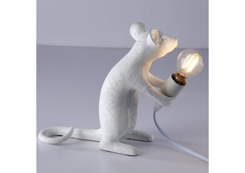 Lampe à poser design souris en résine "Stuart" - L4034-B - Barcelona LED Lampe à poser design souris en résine "Stuart" - L4034-B - Barcelona LED