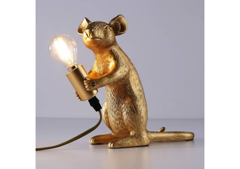 Lampe à poser design souris en résine "Stuart" - L4034-D - Barcelona LED Lampe à poser design souris en résine "Stuart" - L4034-D - Barcelona LED
