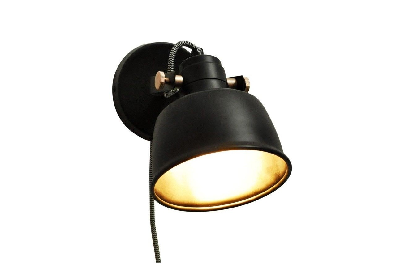 Applique murale intérieur "KUKKA" avec prise et interrupteur - LN4003-EU-N - Barcelona LED