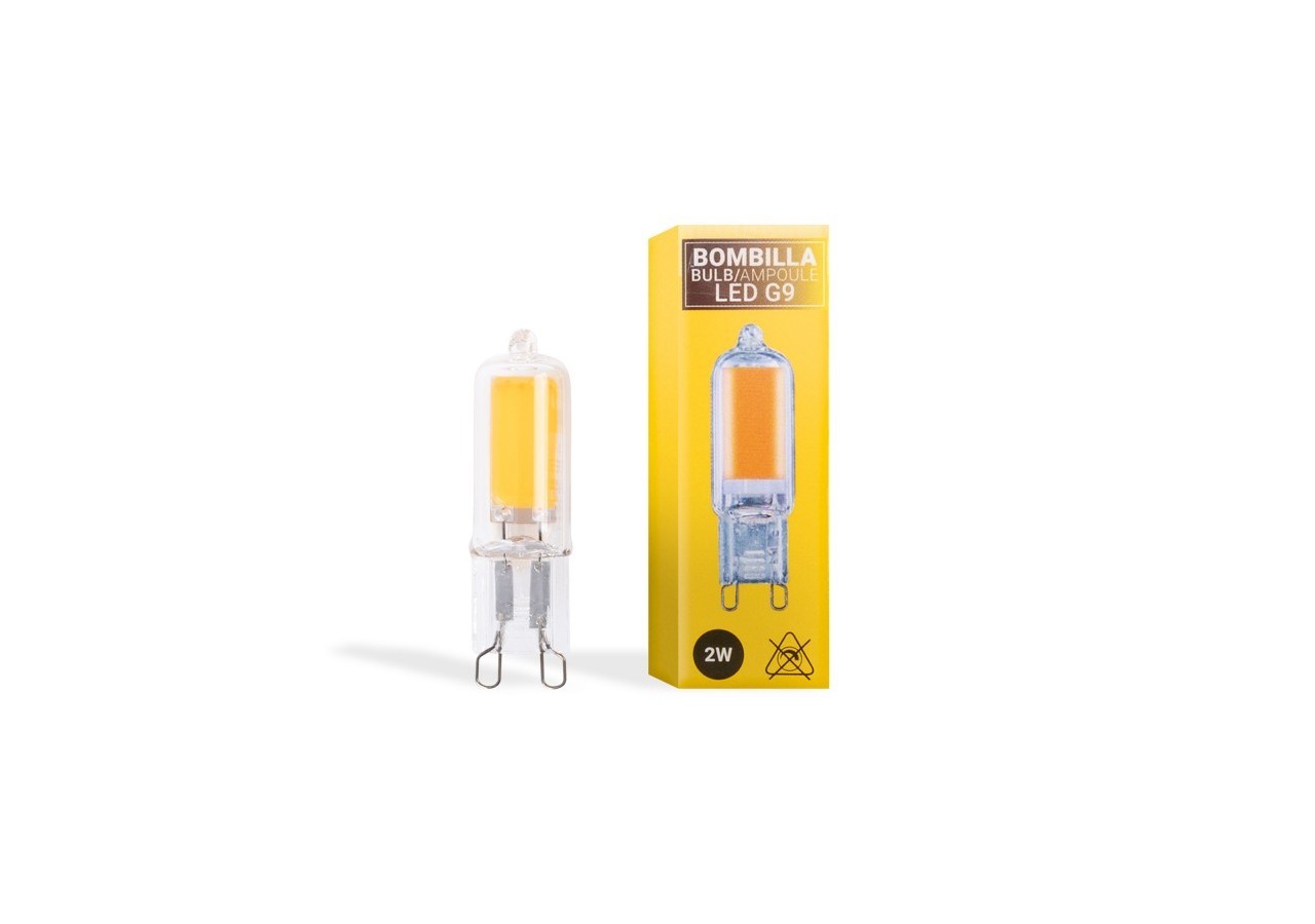 Ampoule LED G9 2W - COB - 360 degrés - 220-240V AC - BCOB1-G9-2W-BC - Barcelona LED