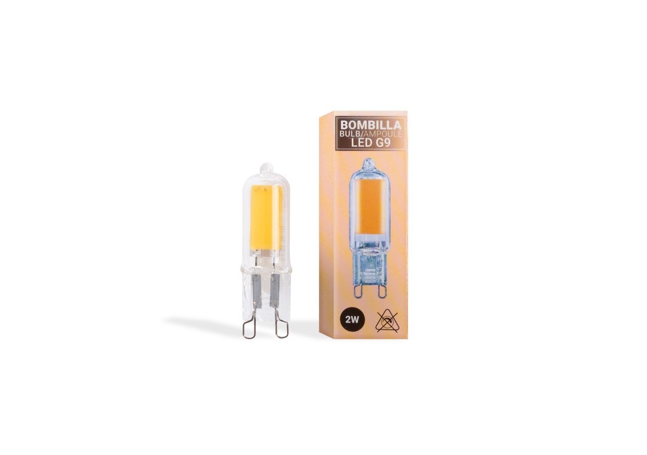 Ampoule LED G9 2W - COB - 360 degrés - 220-240V AC - BCOB1-G9-2W-BN - Barcelona LED
