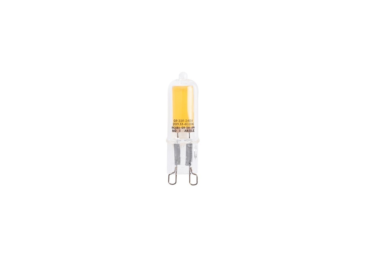 Ampoule LED G9 2W - COB - 360 degrés - 220-240V AC - BCOB1-G9-2W-BN - Barcelona LED