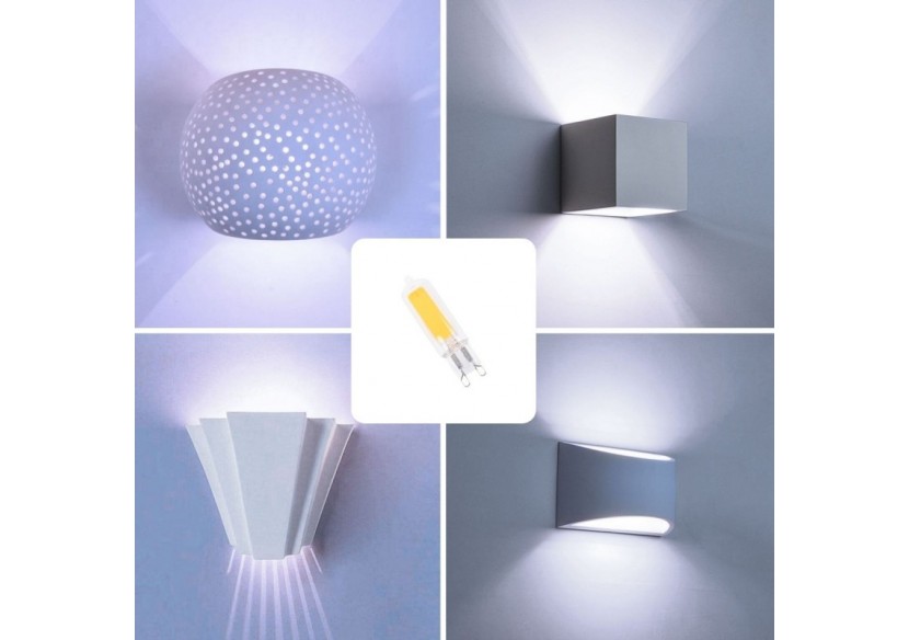 Ampoule LED G9 2W - COB - 360 degrés - 220-240V AC - B485-BF - Barcelona LED Ampoule LED G9 2W - COB - 360 degrés - 220-240V AC - B485-BF - Barcelona LED