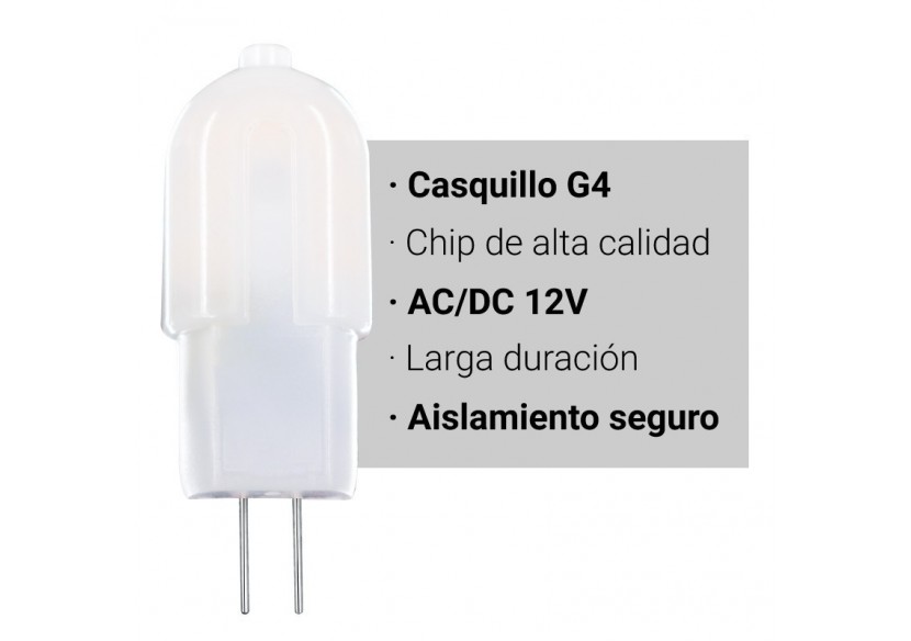 Ampoule LED G4 Bi-Pin 1.8W 12V-DC/AC 160lm - B757-BF - Barcelona LED Ampoule LED G4 Bi-Pin 1.8W 12V-DC/AC 160lm - B757-BF - Barcelona LED