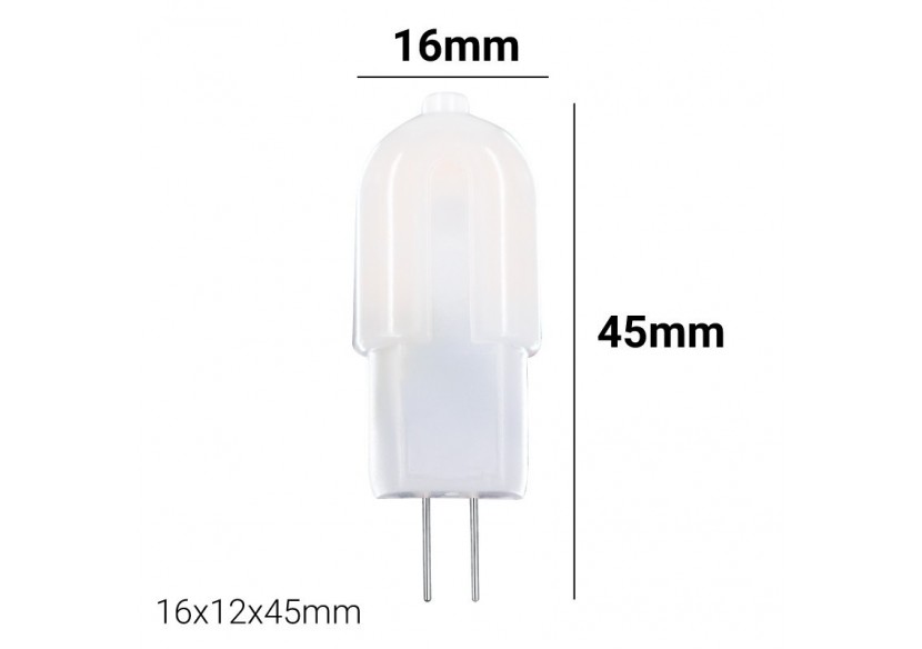 Ampoule LED G4 Bi-Pin 1.8W 12V-DC/AC 160lm - B757-BF - Barcelona LED Ampoule LED G4 Bi-Pin 1.8W 12V-DC/AC 160lm - B757-BF - Barcelona LED