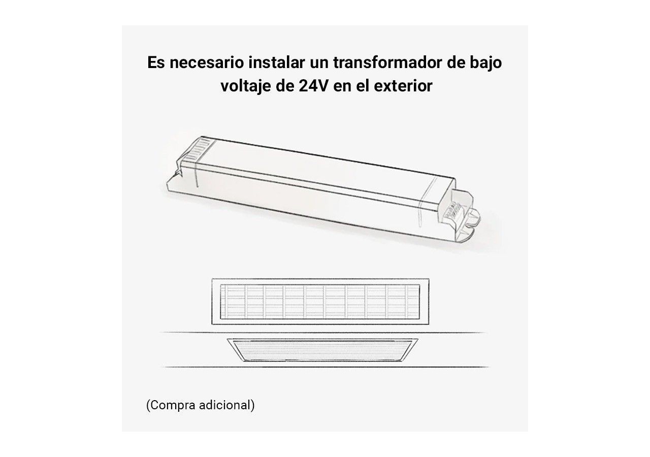Kit SKYline éclairage linéaire 120 led/m 90W 5m - SKY5-N-BF - Barcelona LED