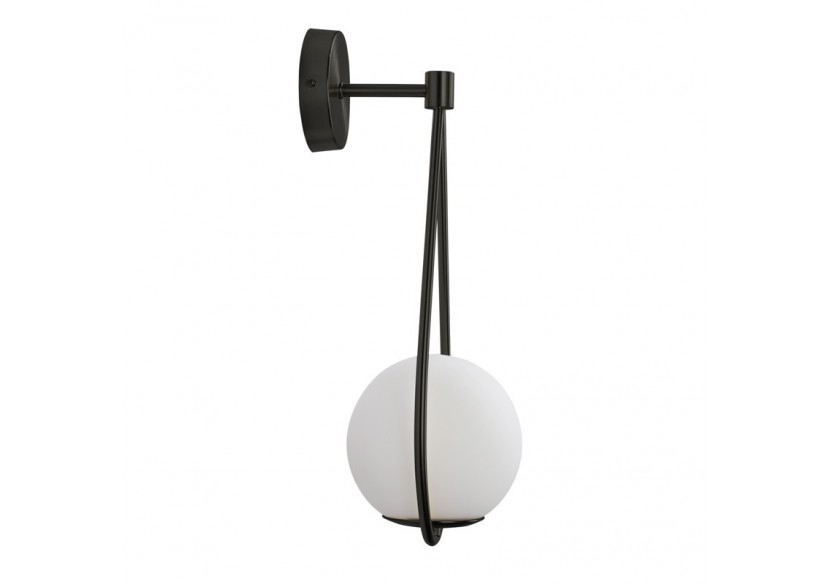 Applique murale globe en verre "Clara" - E14 - LD1005-N - Barcelona LED Applique murale globe en verre "Clara" - E14 - LD1005-N - Barcelona LED