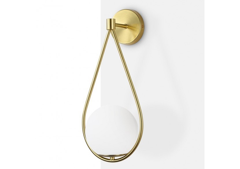 Applique murale globe en verre "Clara" - E14 - LD1005-D - Barcelona LED Applique murale globe en verre "Clara" - E14 - LD1005-D - Barcelona LED