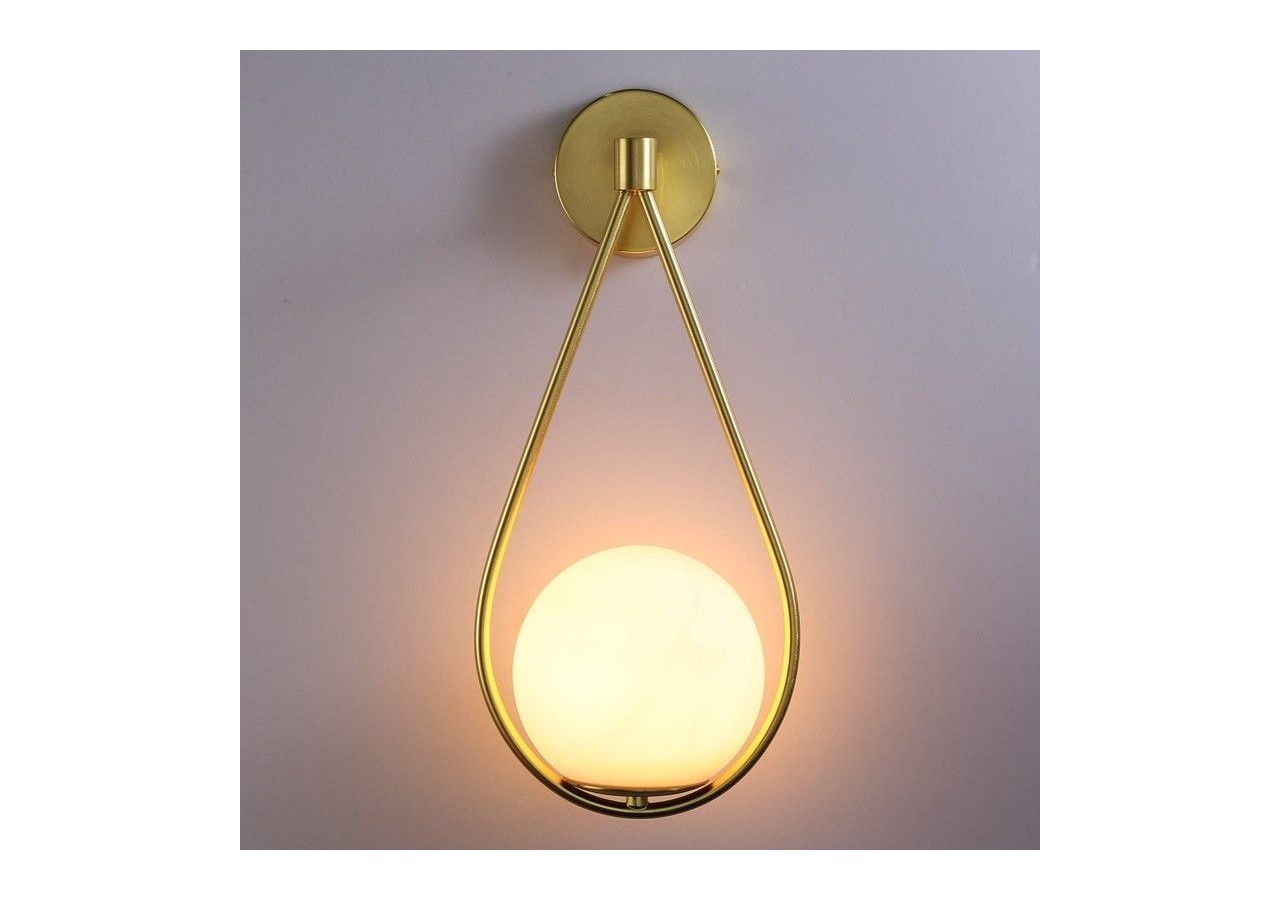 Applique murale globe en verre "Clara" - E14 - LD1005-D - Barcelona LED