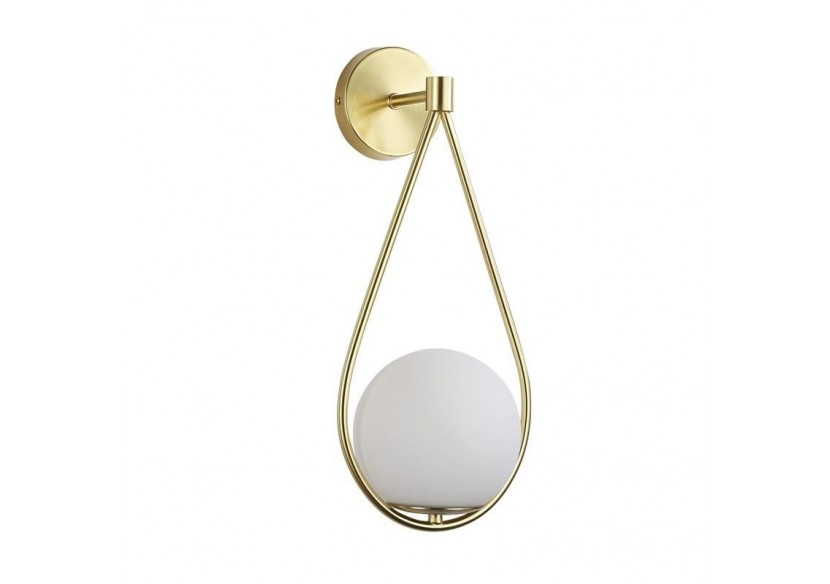 Applique murale globe en verre "Clara" - E14 - LD1005-D - Barcelona LED Applique murale globe en verre "Clara" - E14 - LD1005-D - Barcelona LED