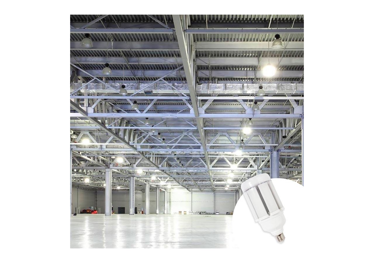 Ampoule LED industrielle E27 "CORN" - DL96 - 50W - 180-265V - B7050-BF - Barcelona LED