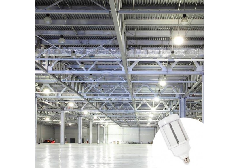 Ampoule LED industrielle E27 "CORN" - DL96 - 50W - 180-265V - B7050-BF - Barcelona LED Ampoule LED industrielle E27 "CORN" - DL96 - 50W - 180-265V - B7050-BF - Barcelona LED