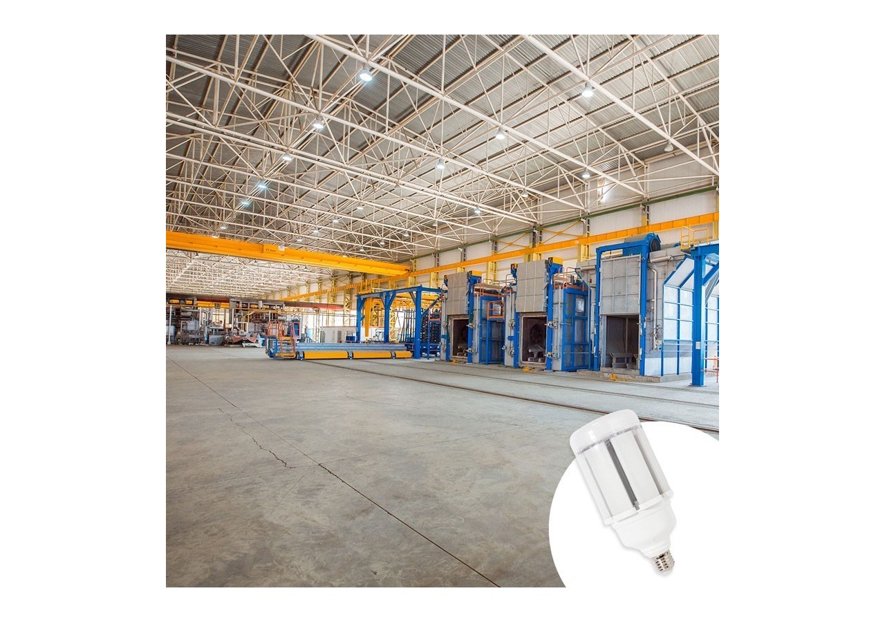 Ampoule LED industrielle E27 "CORN" - DL96 - 50W - 180-265V - B7050-BF - Barcelona LED