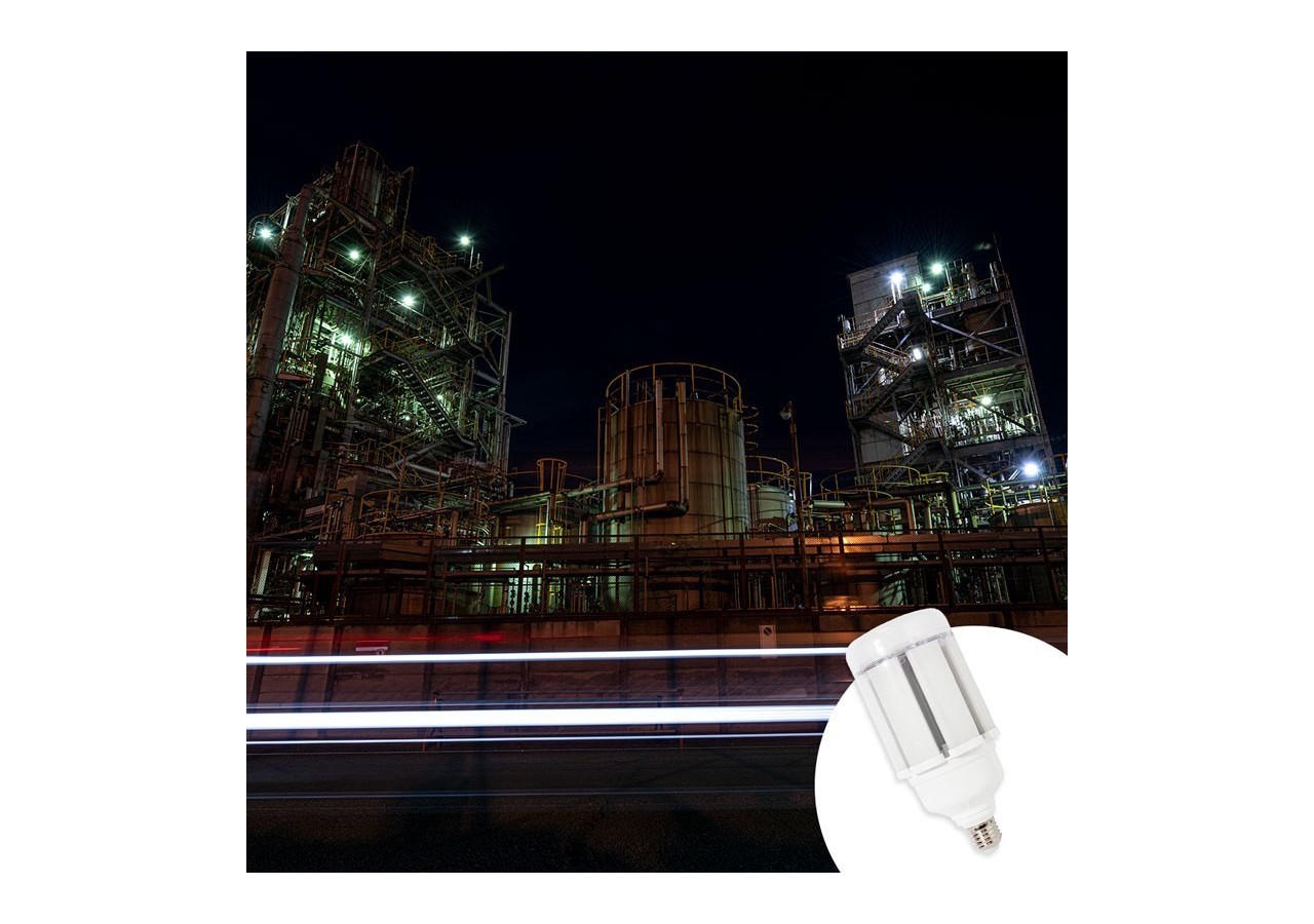 Ampoule LED industrielle E27 "CORN" - DL96 - 50W - 180-265V - B7050-BF - Barcelona LED