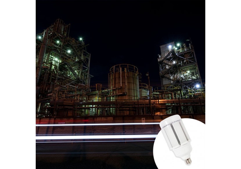 Ampoule LED industrielle E27 "CORN" - DL96 - 50W - 180-265V - B7050-BF - Barcelona LED Ampoule LED industrielle E27 "CORN" - DL96 - 50W - 180-265V - B7050-BF - Barcelona LED