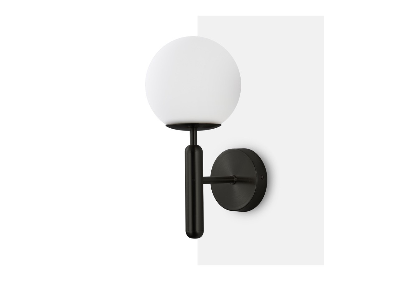Applique murale globe en verre "Elsa" - E14 - LD1004-N - Barcelona LED