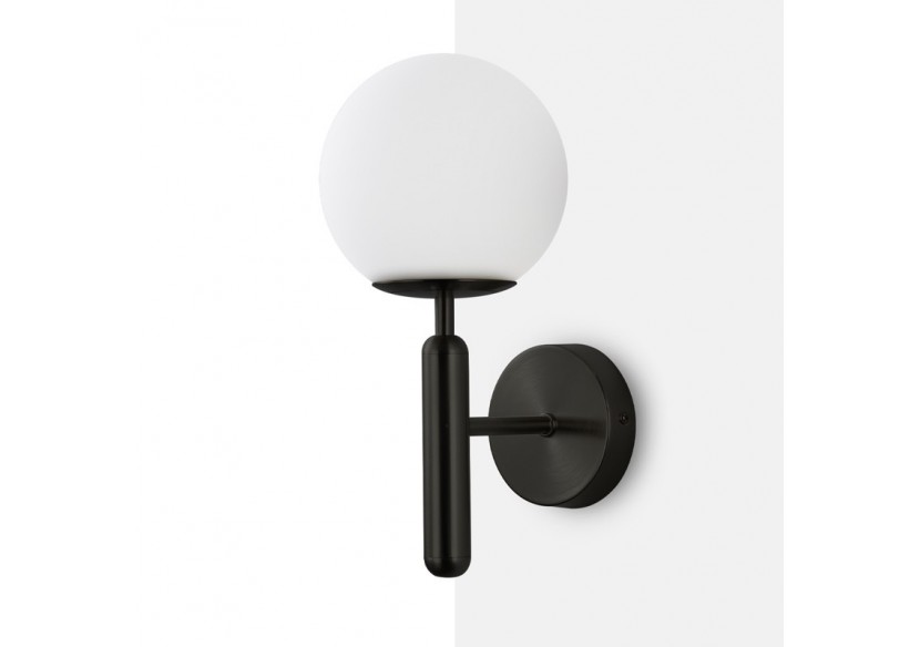 Applique murale globe en verre "Elsa" - E14 - LD1004-N - Barcelona LED Applique murale globe en verre "Elsa" - E14 - LD1004-N - Barcelona LED